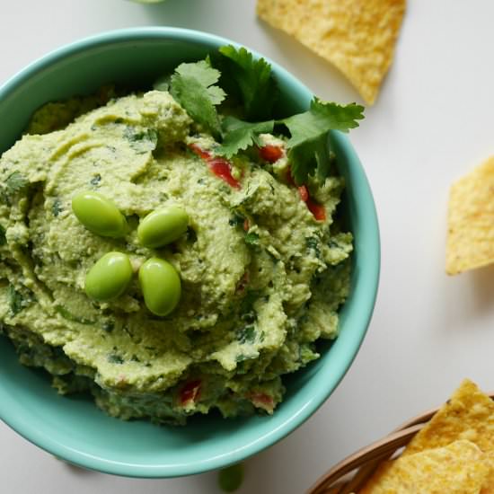 Edamame Guacamole Dip