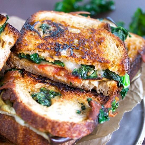 Ultimate Loaded Grilled Vegan BLT