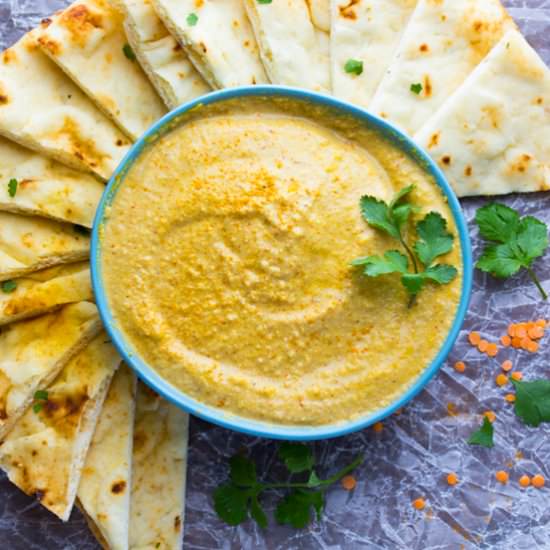 Masala-Spiced Lentil Hummus