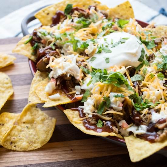 BBQ Pulled Pork Nachos