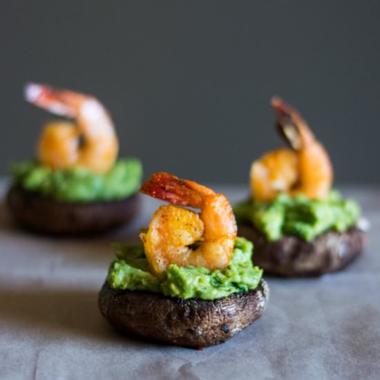 Shrimp and Avocado Stuffed Mushroom