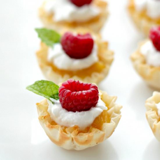Honey-Orange Curd Tartlets