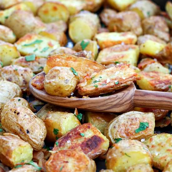 Crispy Potatoes with Pancetta