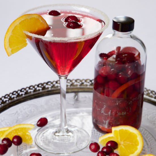 Cranberry Orange Infused Vodka