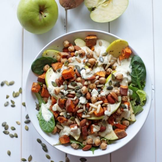Vegan Winter Sweet Potato Salad