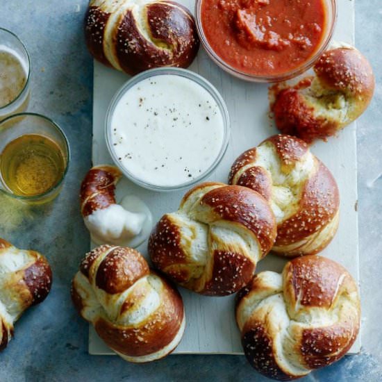 Parmesan Pretzel Knots