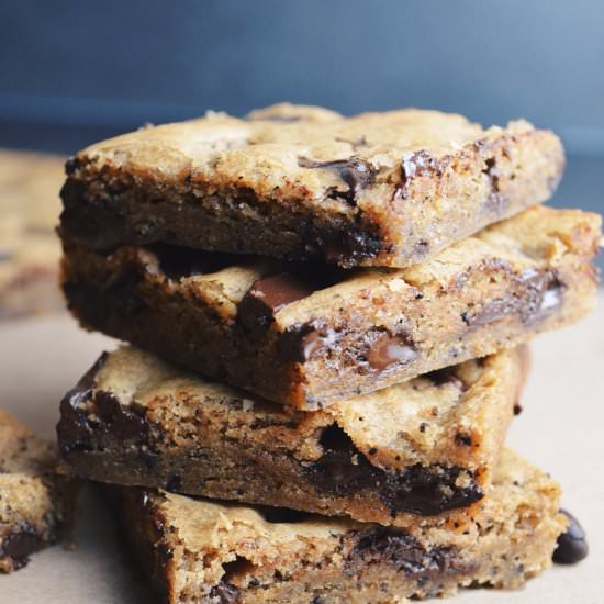 Browned Butter Espresso Blondies