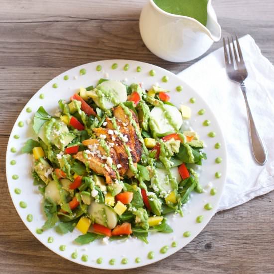 Poblano Cilantro Salad Dressing