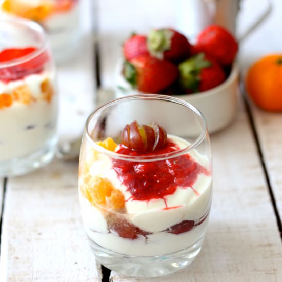 Fruit Cream Pudding
