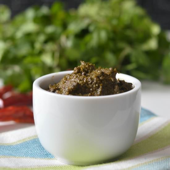 Kothamalli Thokku/Coriander Relish