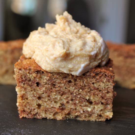 Cinnamon Peanut Butter Date Bread