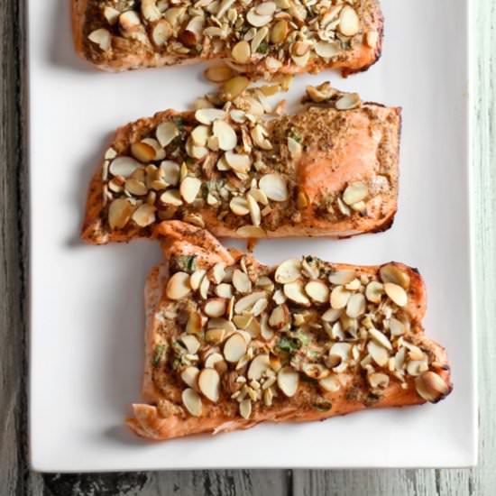 Almond Crusted Salmon