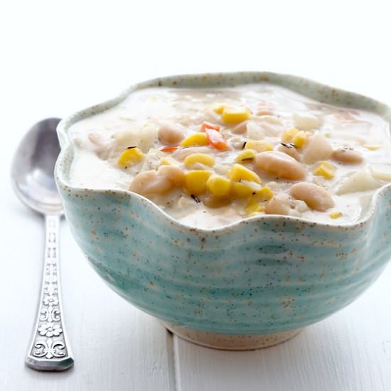 Corn and White Bean Chowder