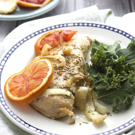 Baked Blood Orange Chicken