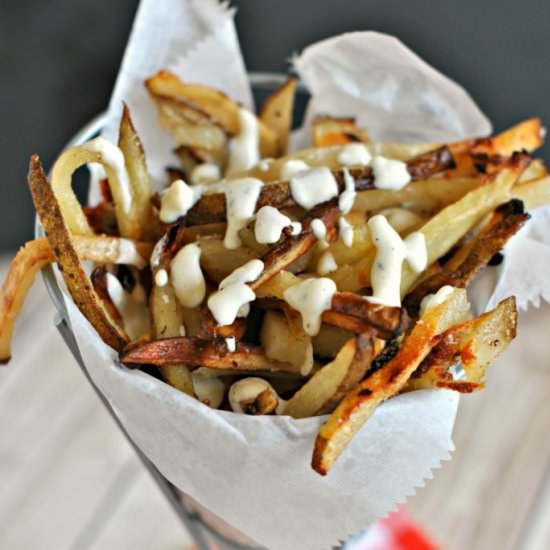 French Fries with Blue Cheese