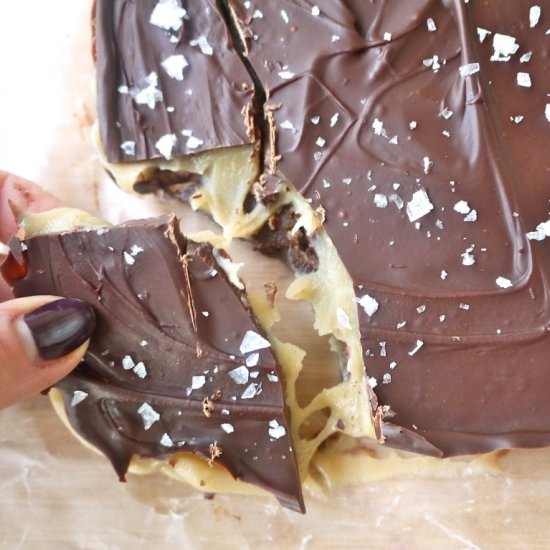 Salted Caramel Paleo Bark