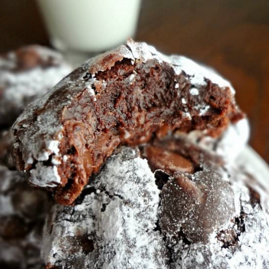 Flourless Dark Chocolate Cookies