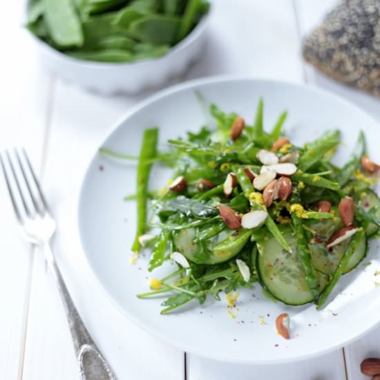 Simple Snow Peas Salad
