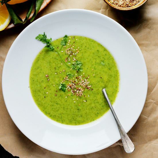 Kale + Potato Soup