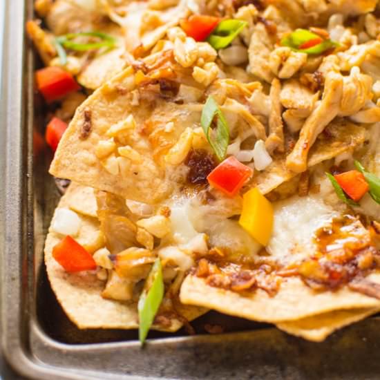 Kung Pao Chicken Nachos
