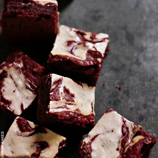 Red Velvet Cheesecake Brownies