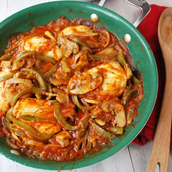 Sicilian Skillet Chicken