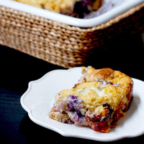 Overnight Blueberry French Toast