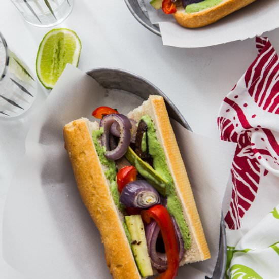 Veggie Sandwiches with Chimichurri