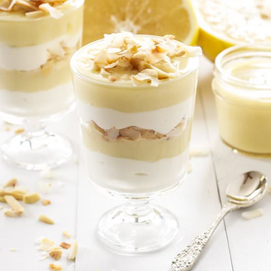 Grapefruit Curd Yogurt Parfaits