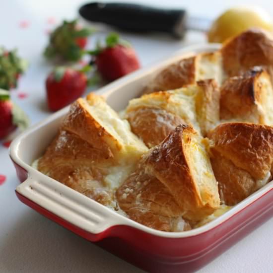 Baked Croissant French Toast