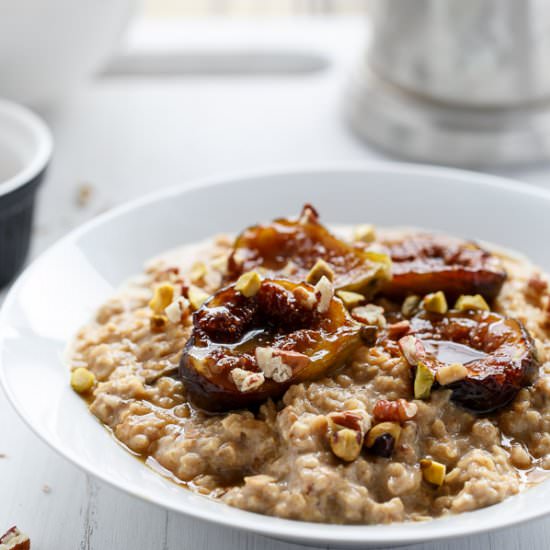 Caramelized Fig Toasted Oatmeal