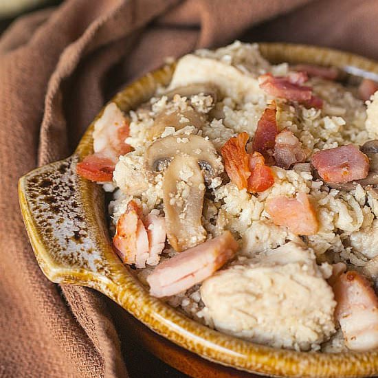 Paleo Chicken and Mushroom Pilaf