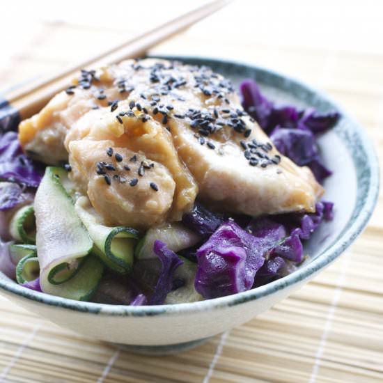 Miso Salmon Healing Bowl