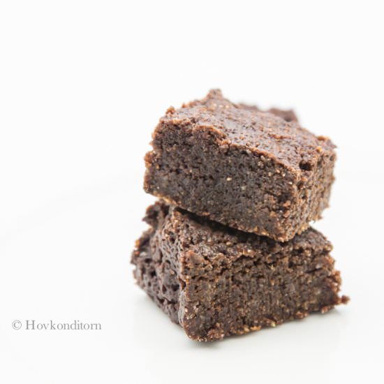 Vegan and GF Fudgy Brownies