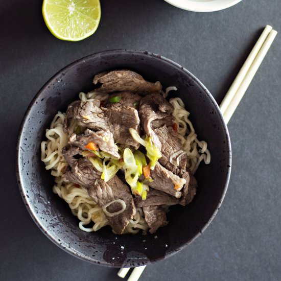 Beef with Noodles