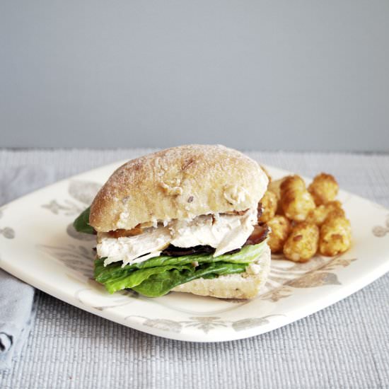 Roasted Chicken Caesar Sandwich