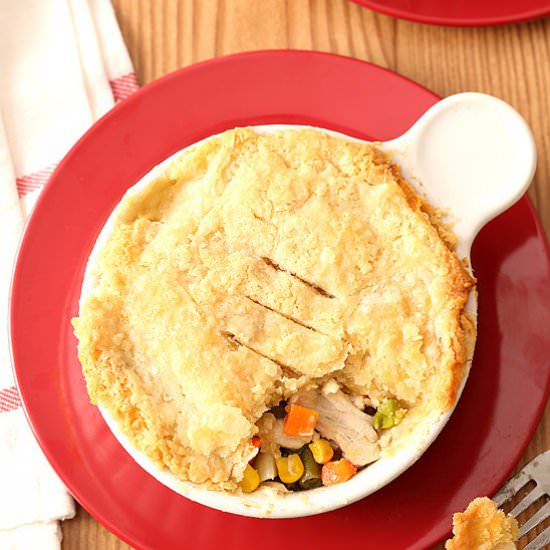 Chicken Pot Pie For Two