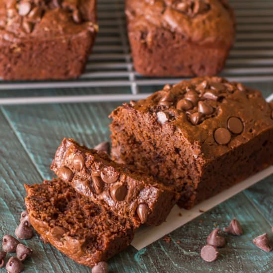 Choc Chip Yogurt Banana Bread