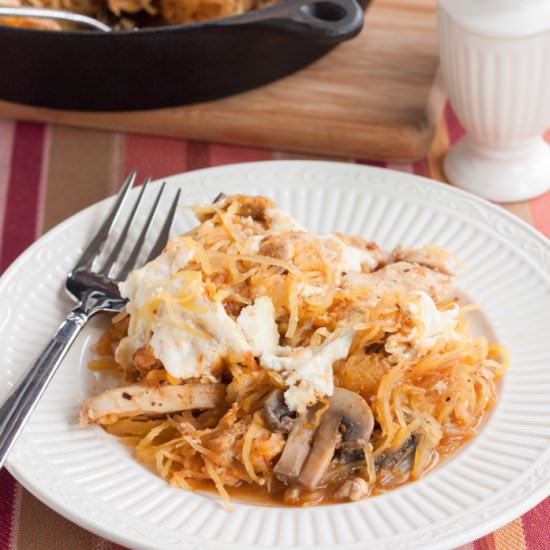 Sicilian Chicken Spaghetti Squash