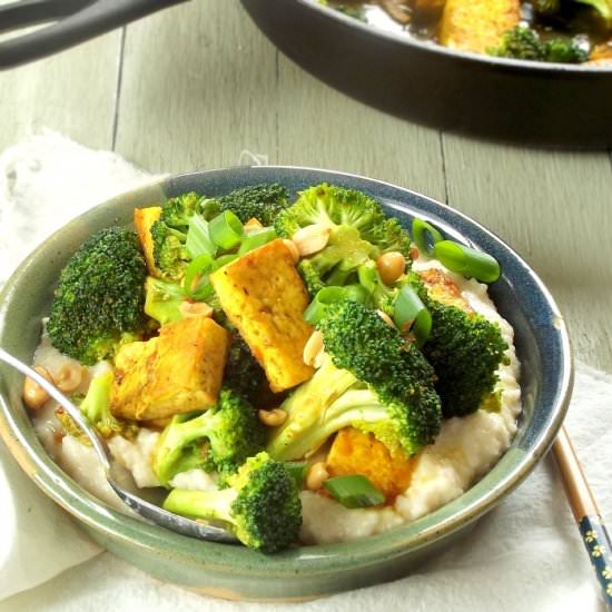 Malaysian Tofu Broccoli Stir Fry