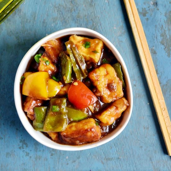 Chilli paneer gravy