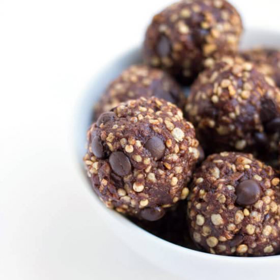 Turtle Cookie Energy Bites