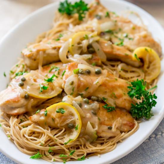 Healthy Chicken Piccata