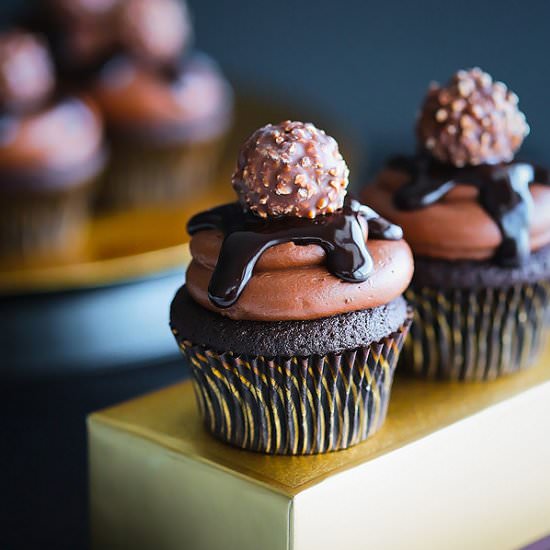 Nutella Lava Cupcakes
