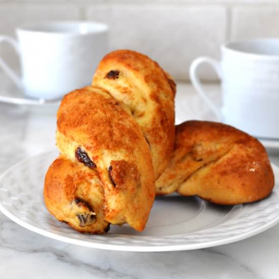 Braided Cinnamon Raisin Bread