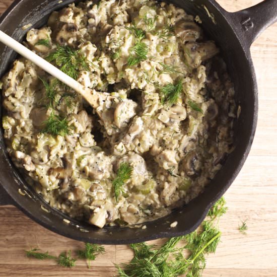 Creamy Dill Chicken & Rice