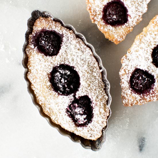 Blackberry and Lime Financiers