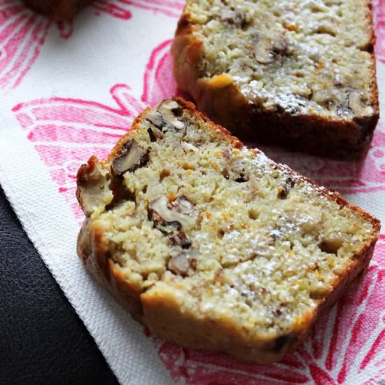 Apple walnut zucchini bread