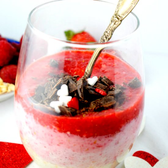 Almond Berry Overnight Oats