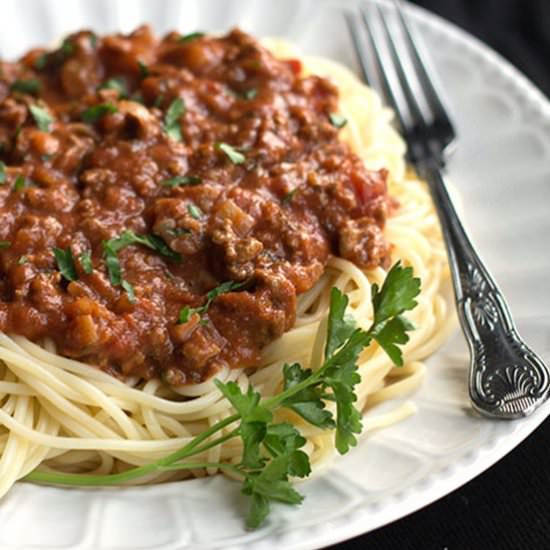 Quick & Easy Spaghetti Bolognese